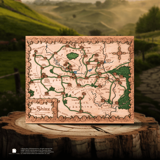 THE SHIRE 3D WOOD MAP - ZeWood