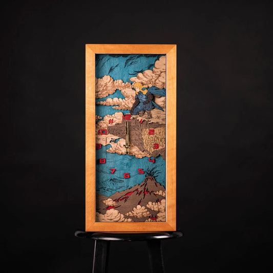 THE HYRULE 3D WOOD WALL CLOCK. LINK EDITION - ZeWood
