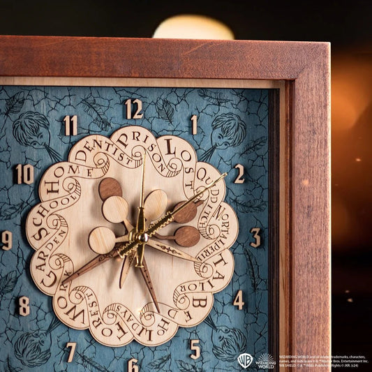 Weasley Family™ Clock - magical wood anniversary gift - ZeWood