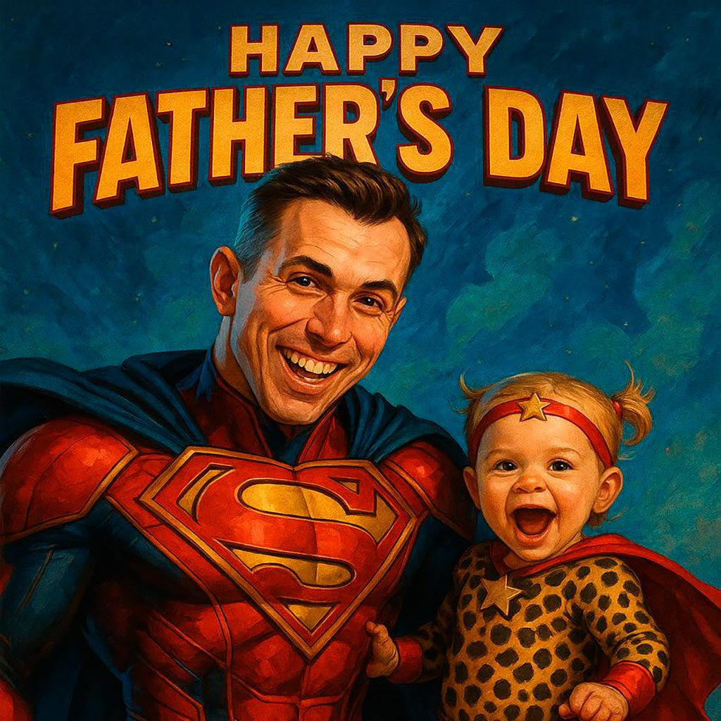 SUPER HERO DADS DESERVE SUPER HERO PRESENTS – WILL YOU CHOOSE BATMAN OR SUPERMAN?