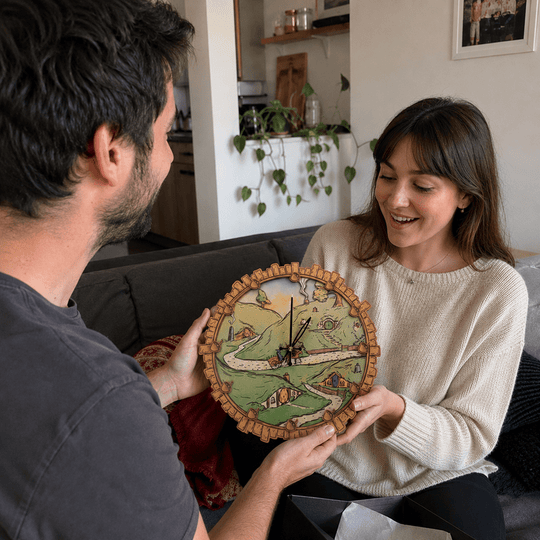 CUSTOM 3D WOOD CLOCK - ZeWood