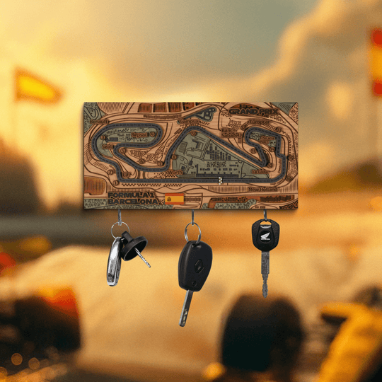 FORMULA 1 SPANISH GRAND PRIX KEY HOLDER - ZeWood