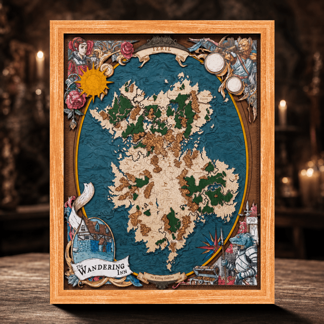 IZRIL 3D WOOD MAP - ZeWood