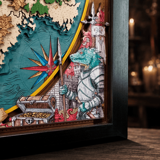 IZRIL 3D WOOD MAP - ZeWood