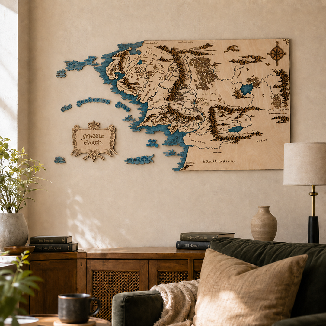 MIDDLE EARTH™ 3D WALL MAP