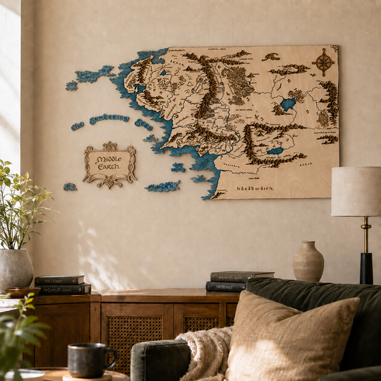 MIDDLE EARTH™ 3D WALL MAP