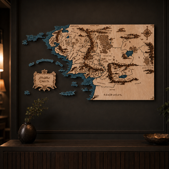 MIDDLE EARTH™ 3D WALL MAP