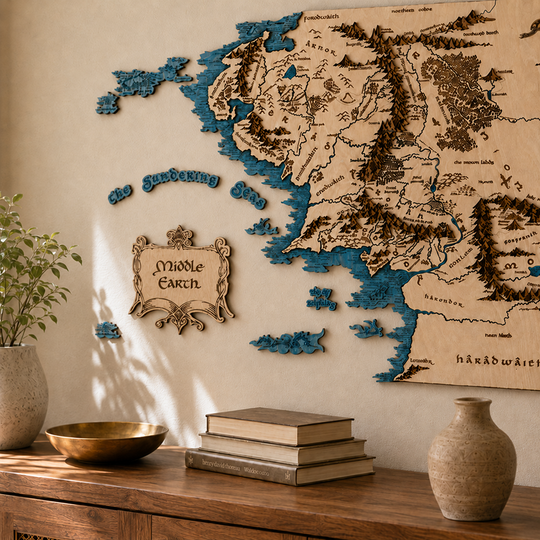 MIDDLE EARTH™ 3D WALL MAP
