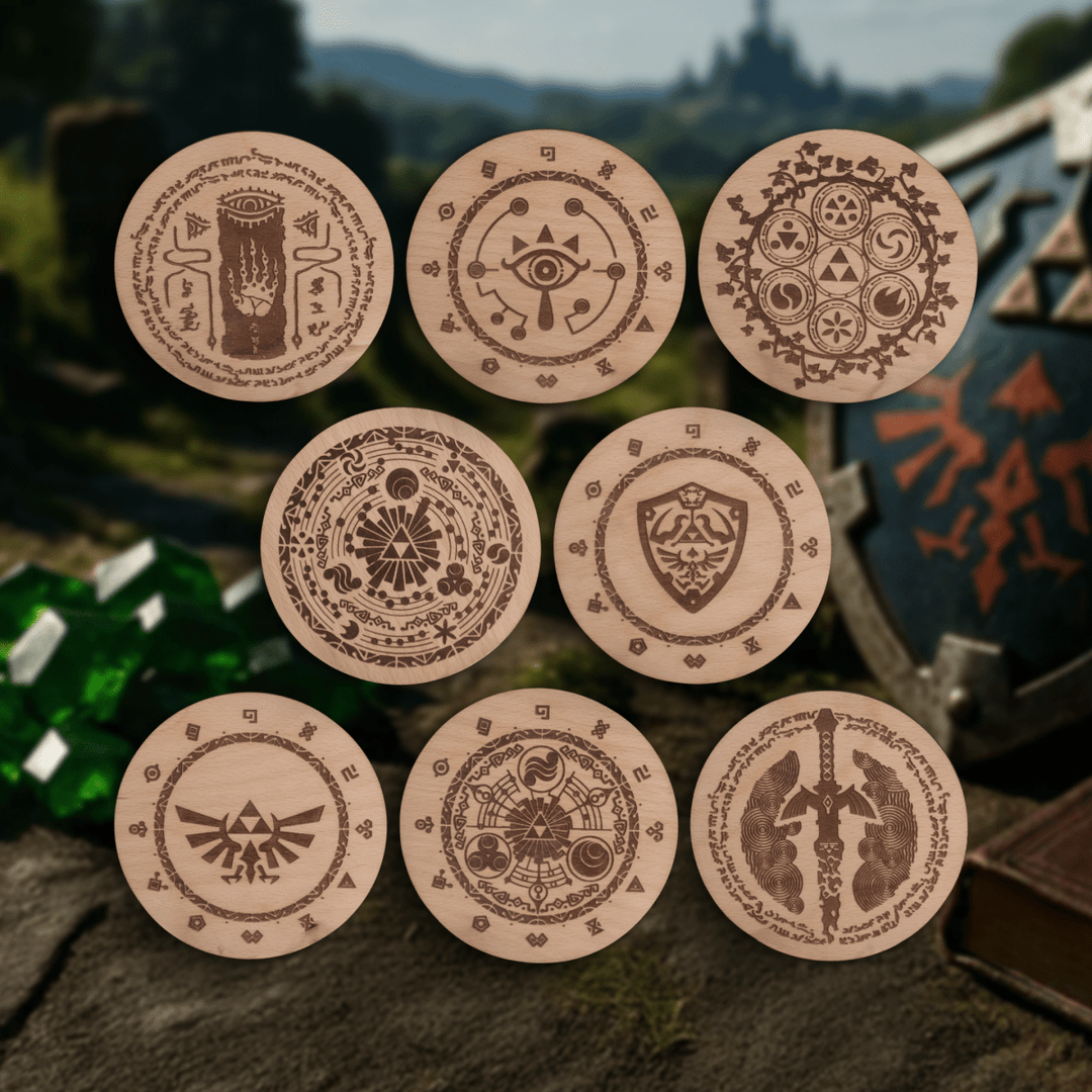 BOTW Wood Coasters - ZeWood