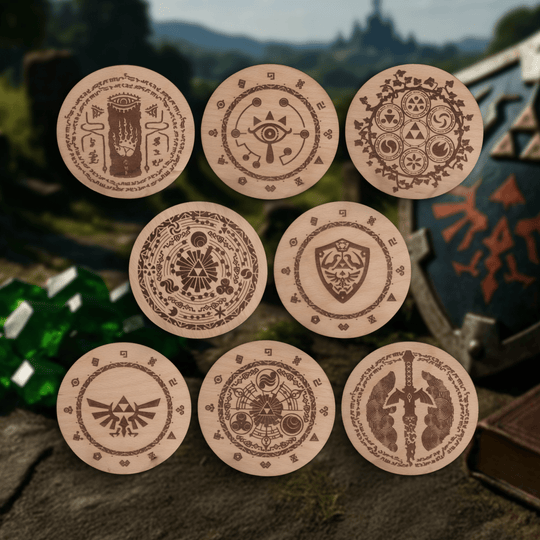 BOTW Wood Coasters - ZeWood