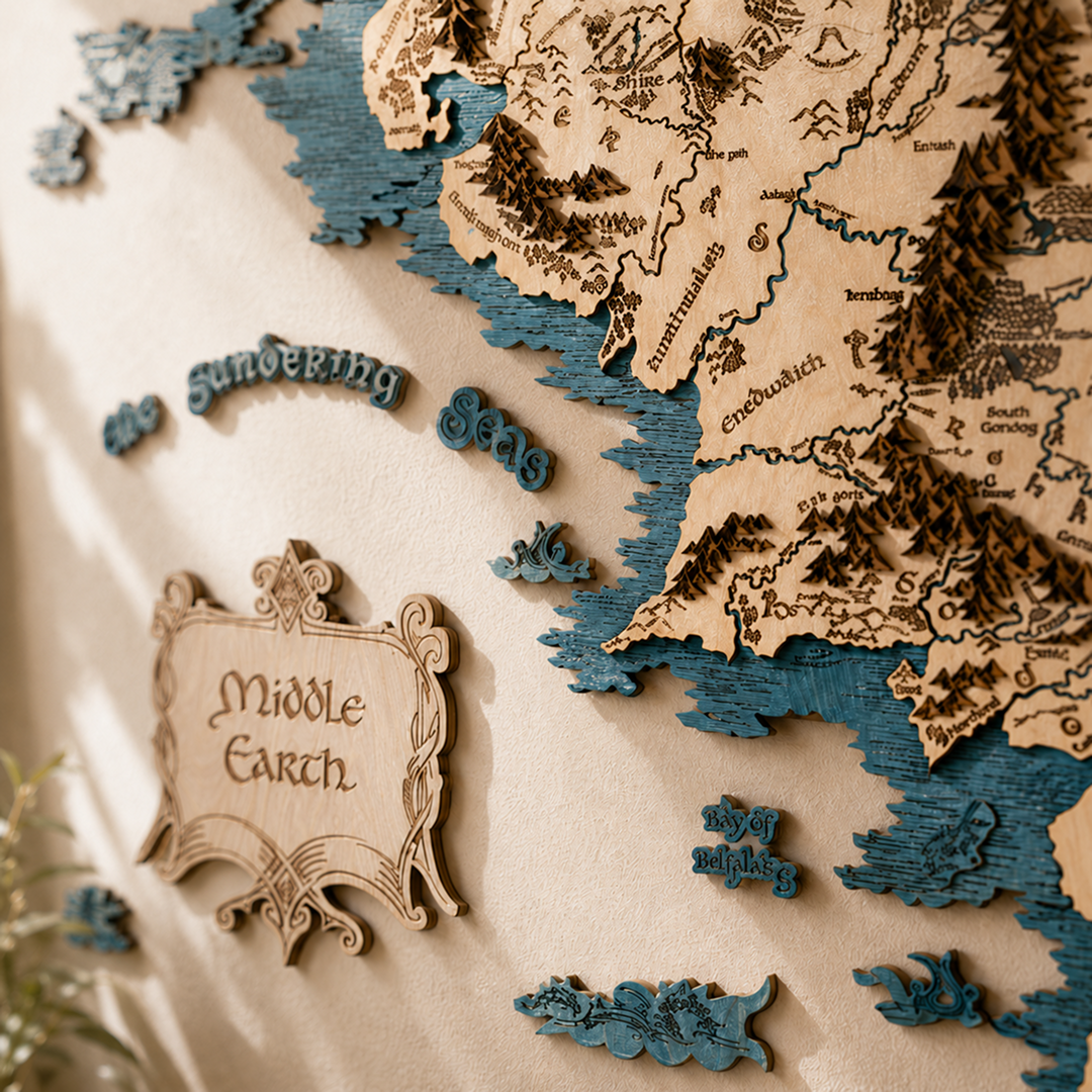 MIDDLE EARTH™ 3D WALL MAP