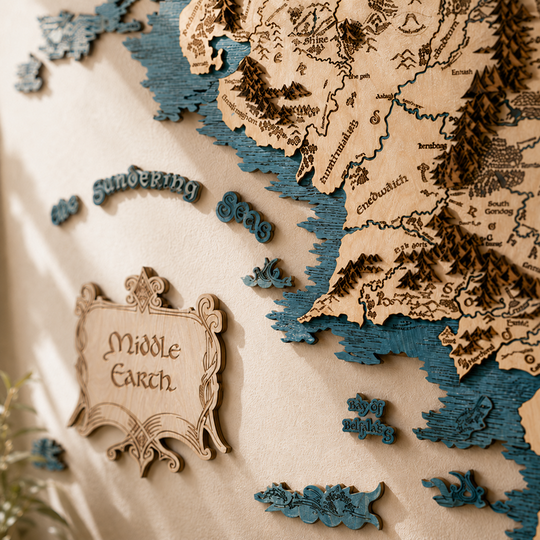 MIDDLE EARTH™ 3D WALL MAP