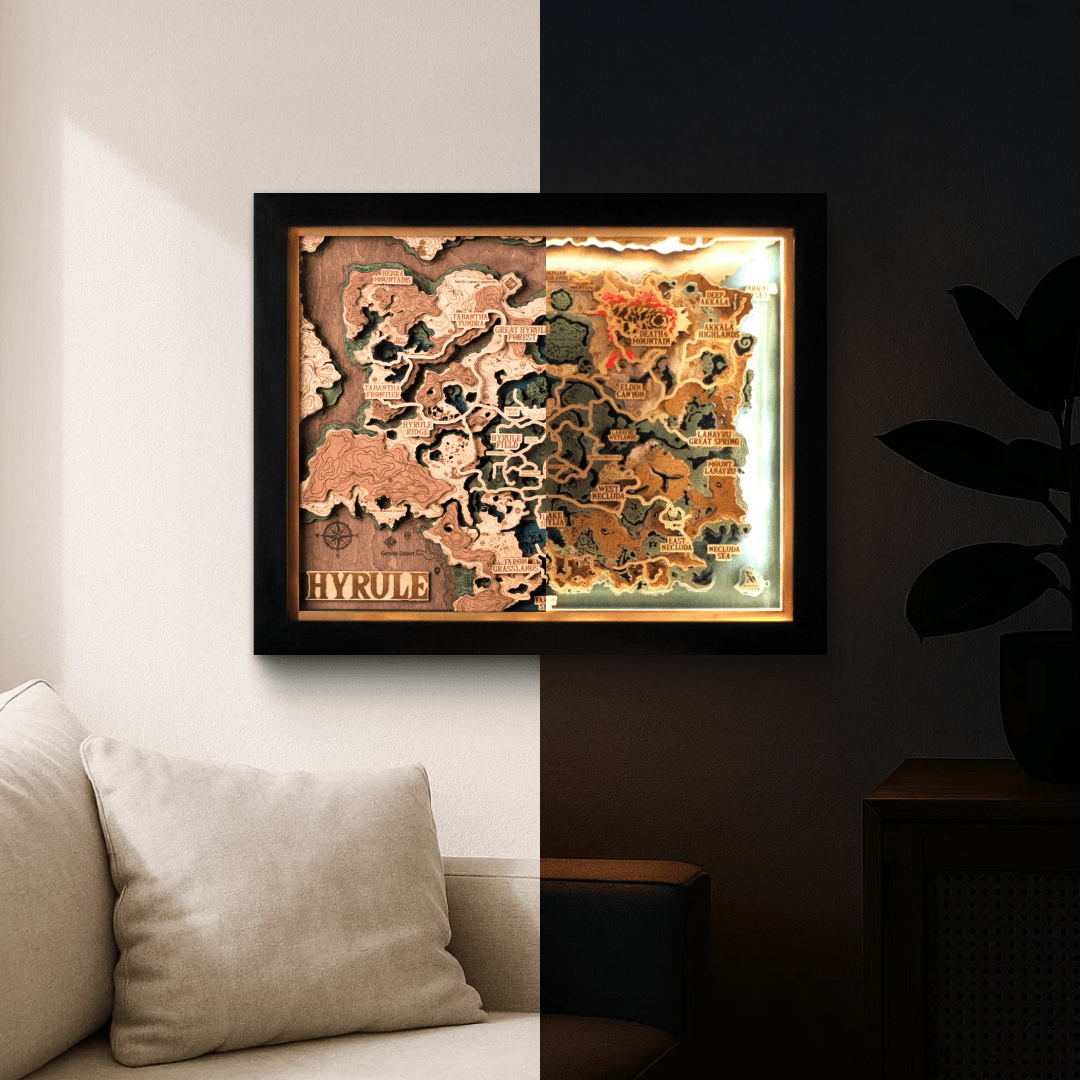 3D HYRULE WOOD MAP 2.0 - ZeWood