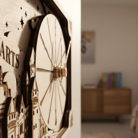HOGWARTS™ CASTLE 3D WOOD CLOCK HARRY POTTER - ZeWood