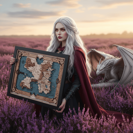 ERILEA 3D WOOD MAP - ZeWood