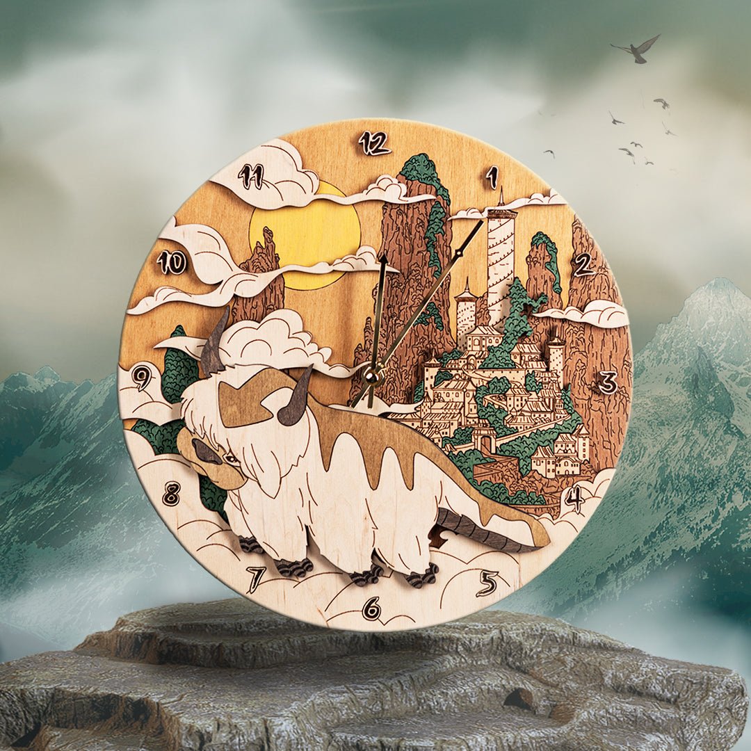 CUSTOM 3D WOOD CLOCK - ZeWood