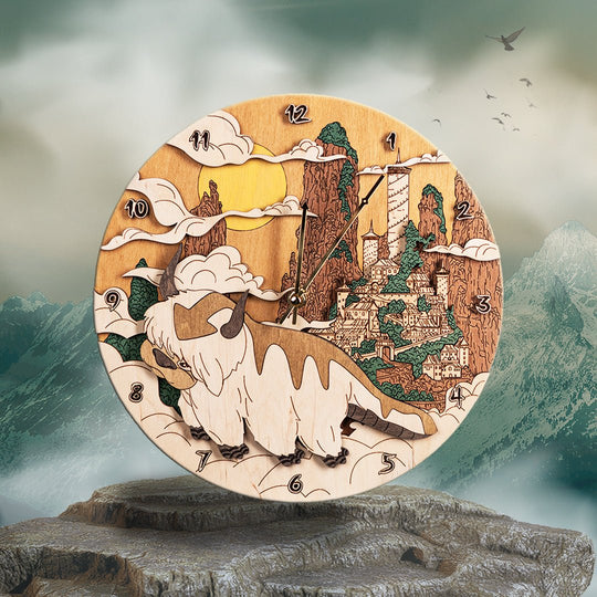 CUSTOM 3D WOOD CLOCK - ZeWood
