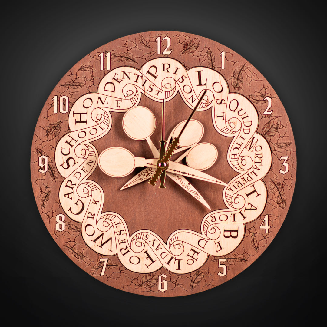 WEASLEY FAMILY ROUND CLOCK