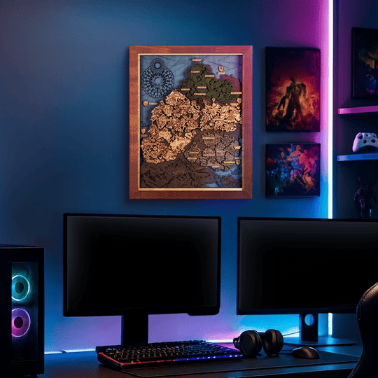 SANCTUARY 3D WOOD MAP - ZeWood