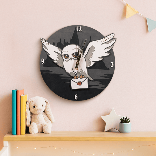 HEDWIG™ 3D WALL CLOCK - ZeWood
