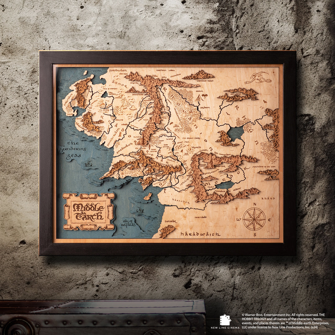 3D MIDDLE EARTH MAP