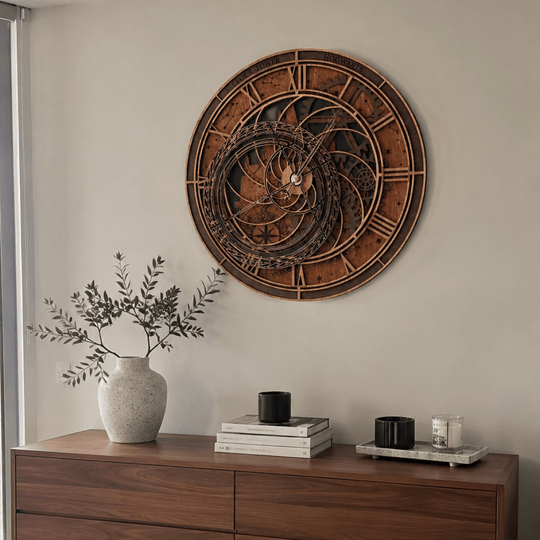 HANDCRAFTED HOGWARTS™ CLOCK TOWER 3D WALL CLOCK - OFFICIALLY LICENSED - HARRY POTTER - ZeWood