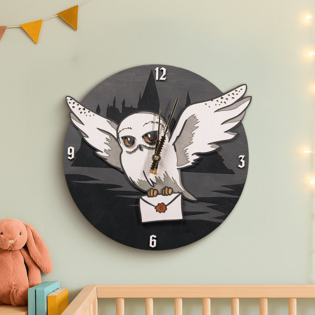 HEDWIG™ 3D WALL CLOCK - ZeWood