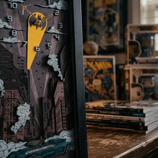 BATMAN™ NIGHT 3D WOOD CLOCK - ZeWood