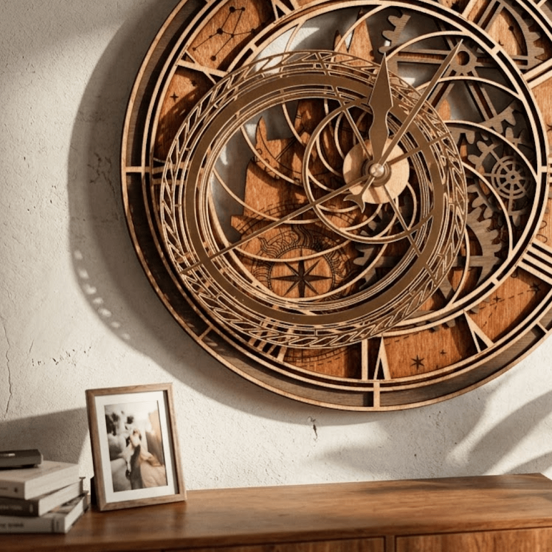 CLOCK TOWER: HOGWARTS™ 3D WALL CLOCK - ZeWood