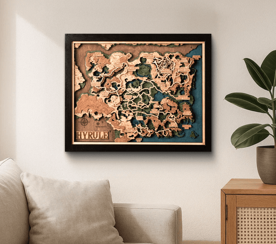 3D HYRULE WOOD MAP 2.0 - ZeWood
