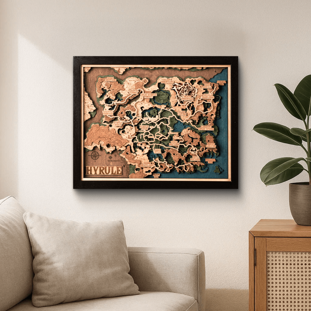 3D HYRULE WOOD MAP 2.0 - ZeWood