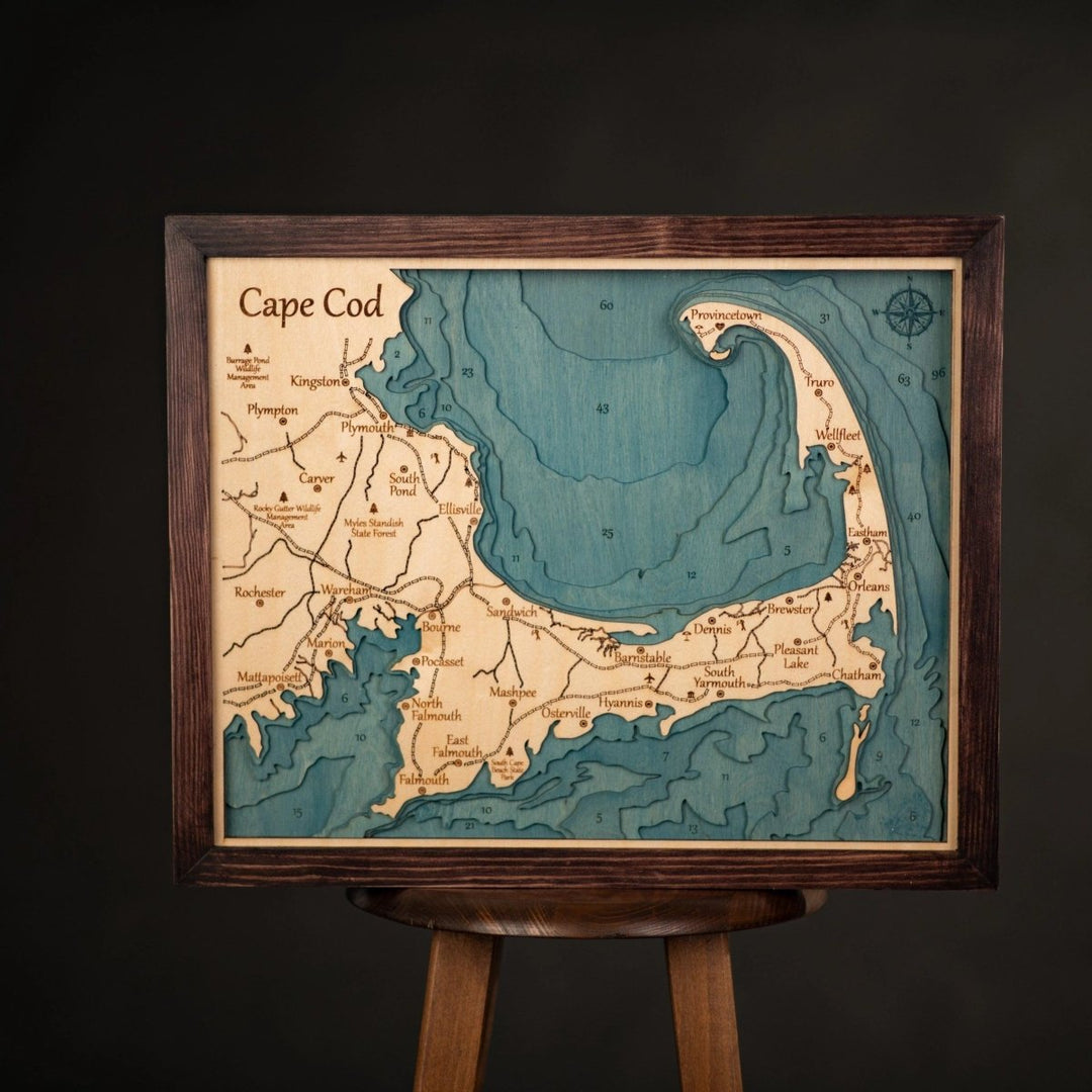 3D CAPE COD MAP - ZeWood