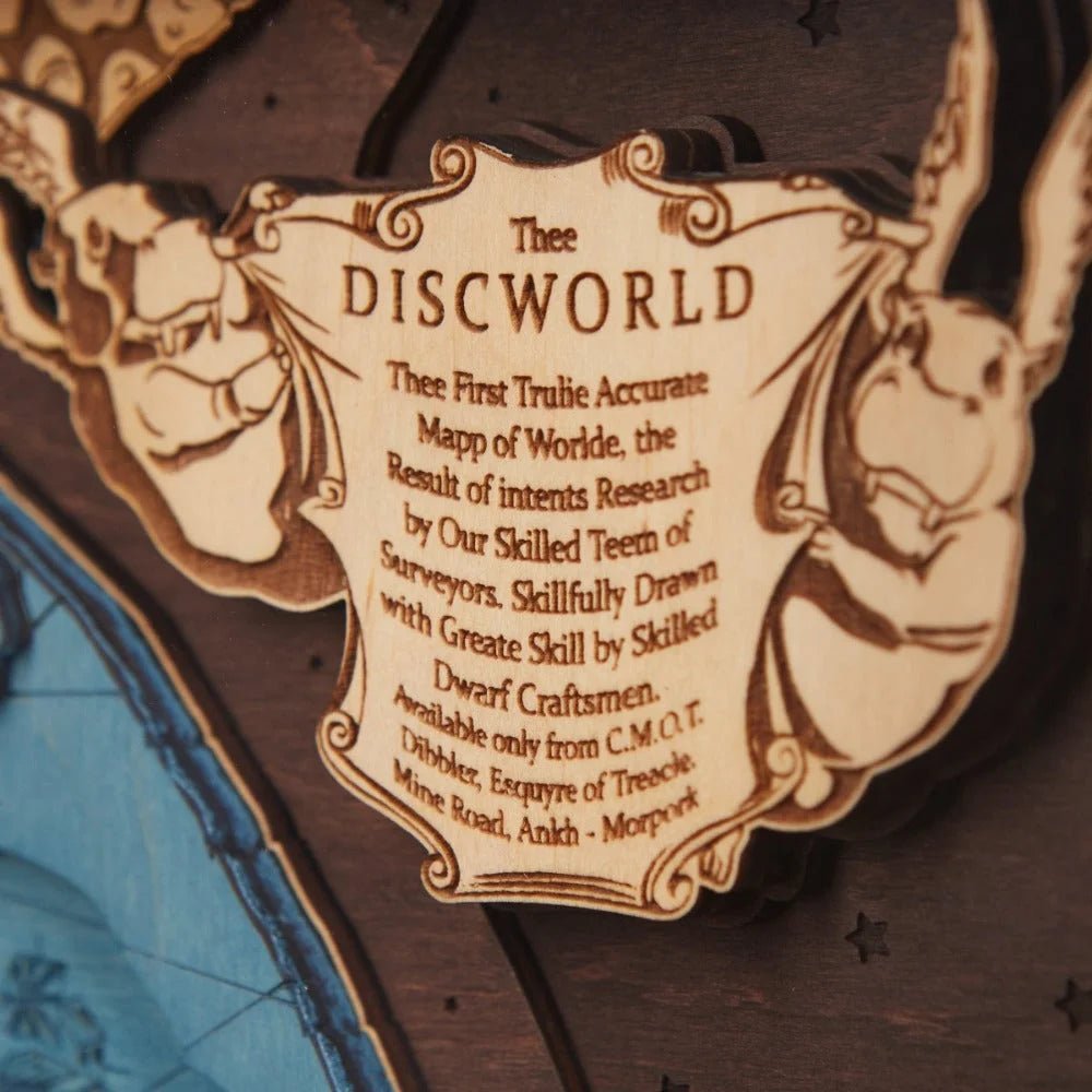 Discword Map Discworld 3D Wood Map – ZeWood