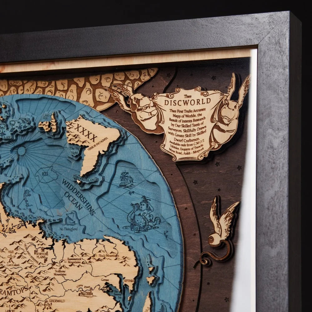 3D DISCWORLD MAP ZeWood Inc.