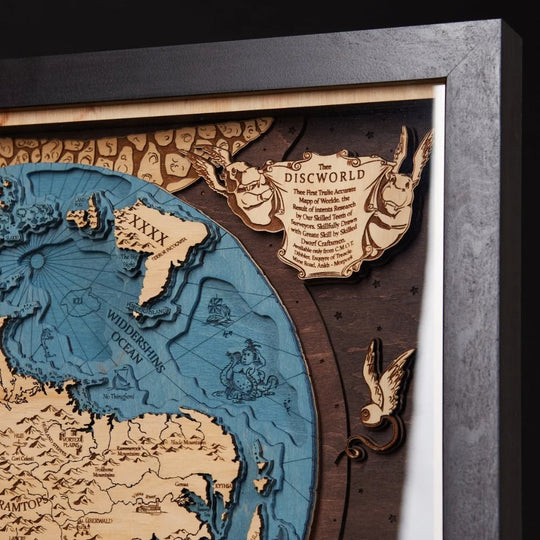 3D DISCWORLD MAP ZeWood Inc.