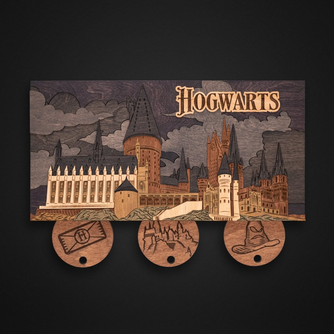 HOGWARTS MAGNETIC KEY HOLDER - ZeWood