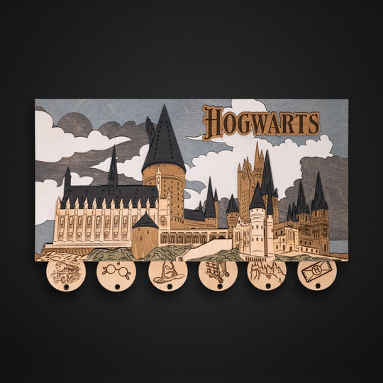 HOGWARTS MAGNETIC KEY HOLDER - ZeWood