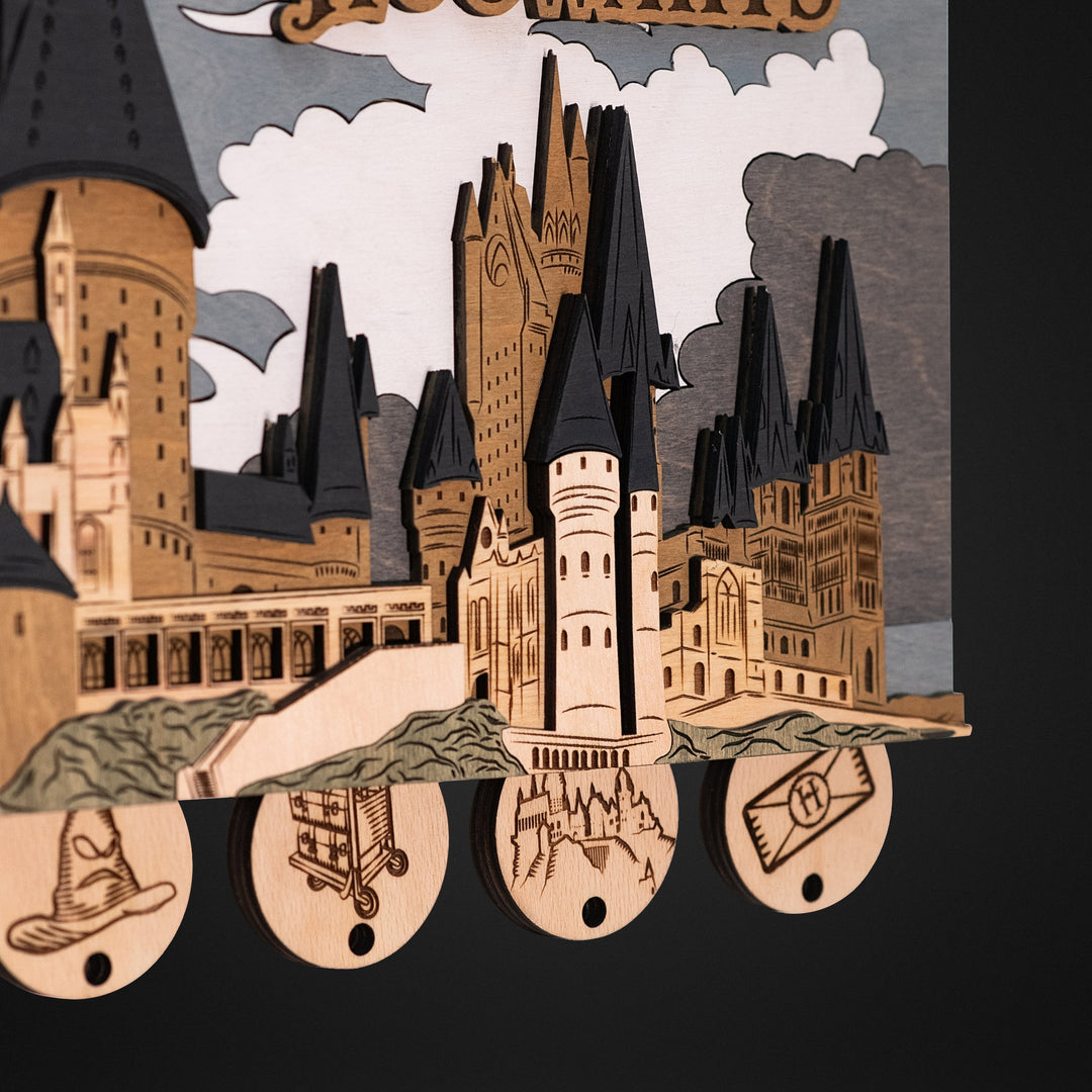 Free international express shipping worldwide of your 3D Hogwarts Key Holder.