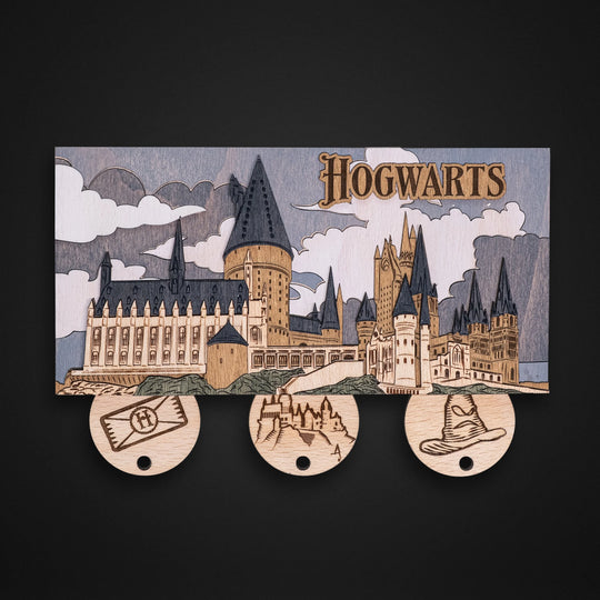 Attach your harry potter keychain to any set of keys for easy organization.