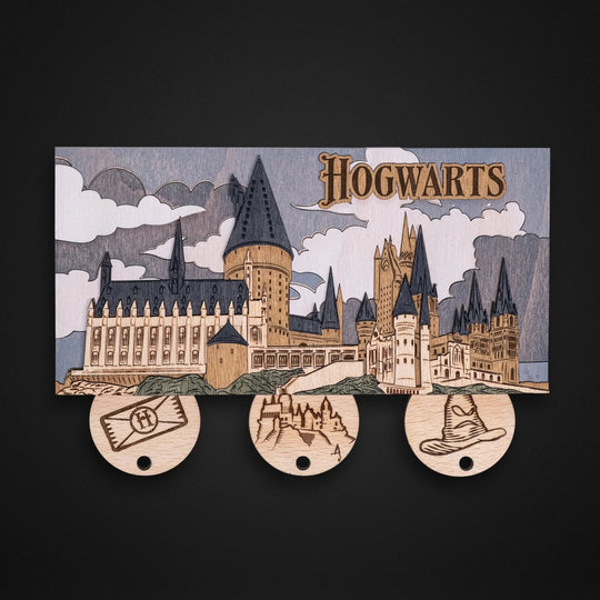 HOGWARTS MAGNETIC KEY HOLDER - ZeWood