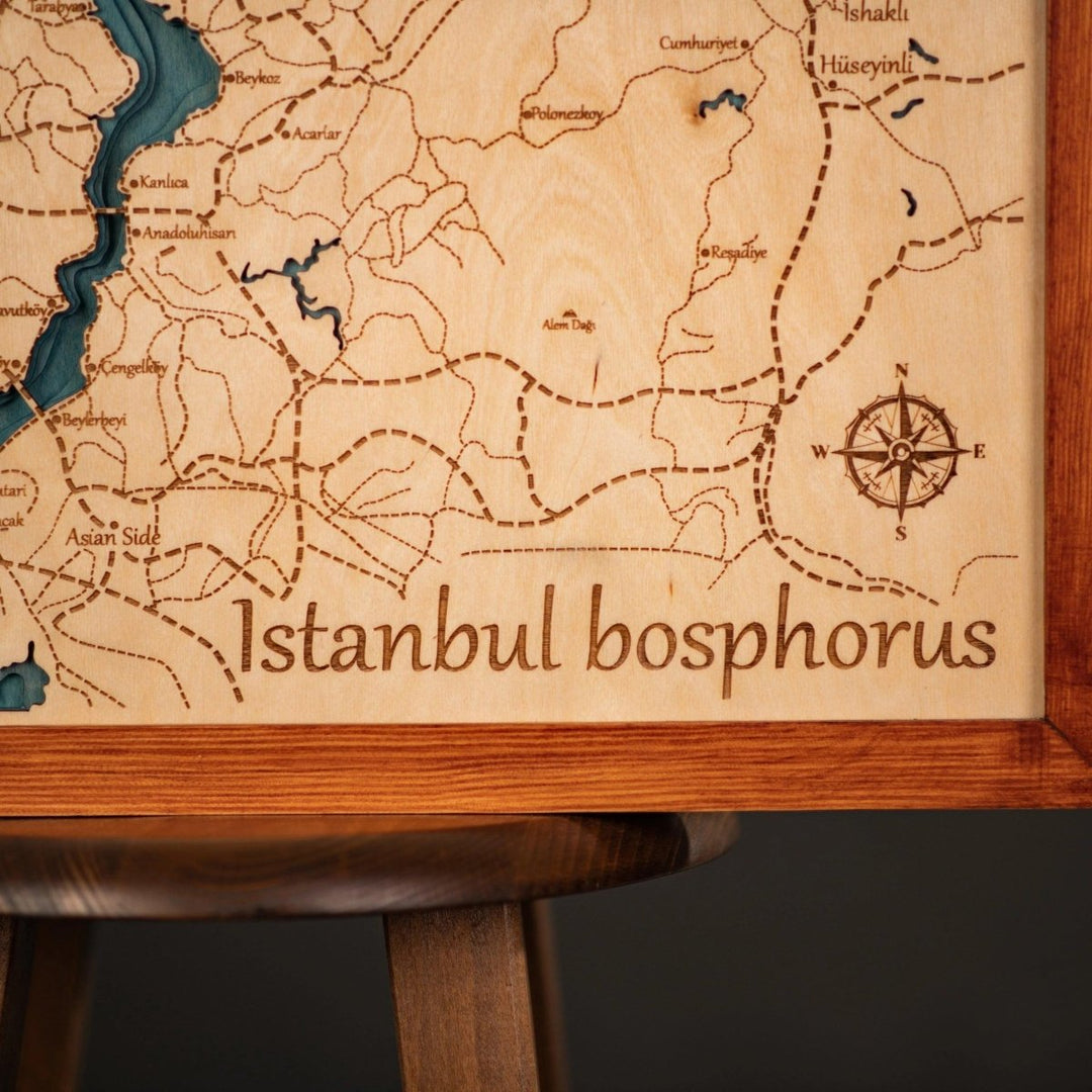 3D ISTANBUL BOSPHORUS MAP - ZeWood