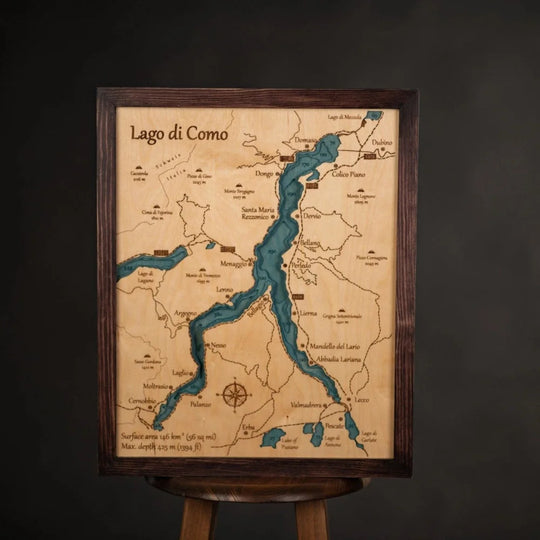 3D LAKE COMO MAP ZeWoodMap