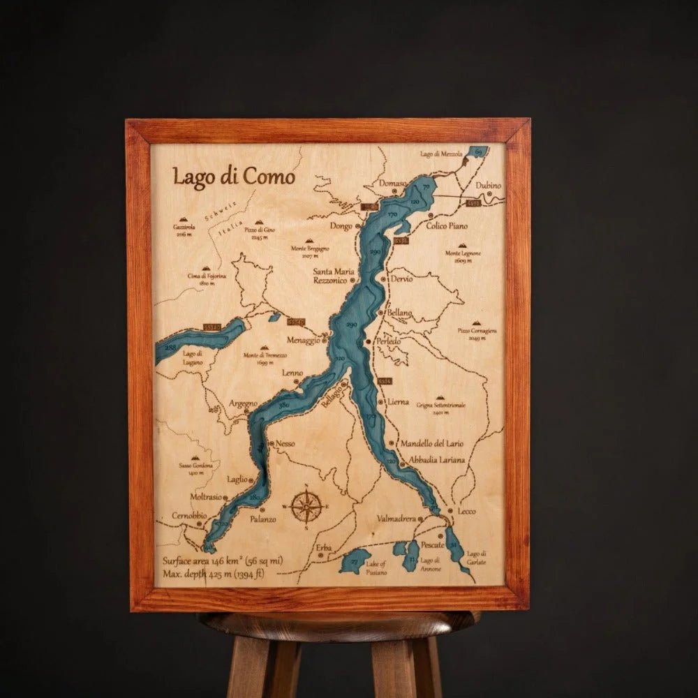 3D LAKE COMO MAP - ZeWood