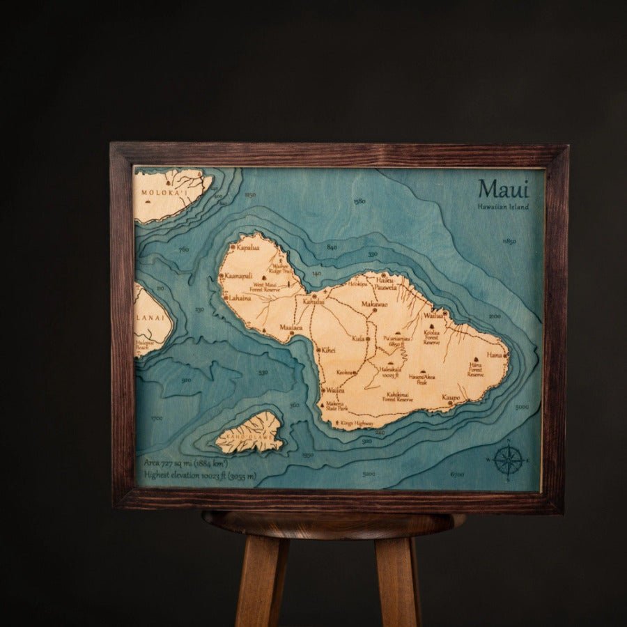 3D MAUI MAP - ZeWood