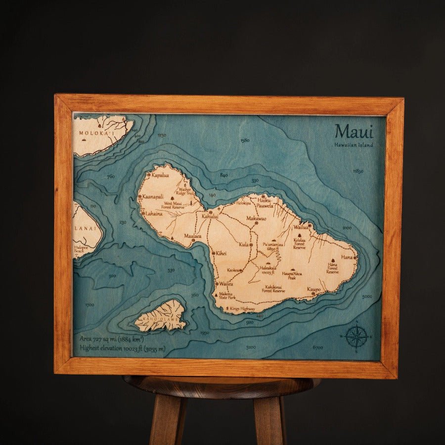 3D MAUI MAP - ZeWood