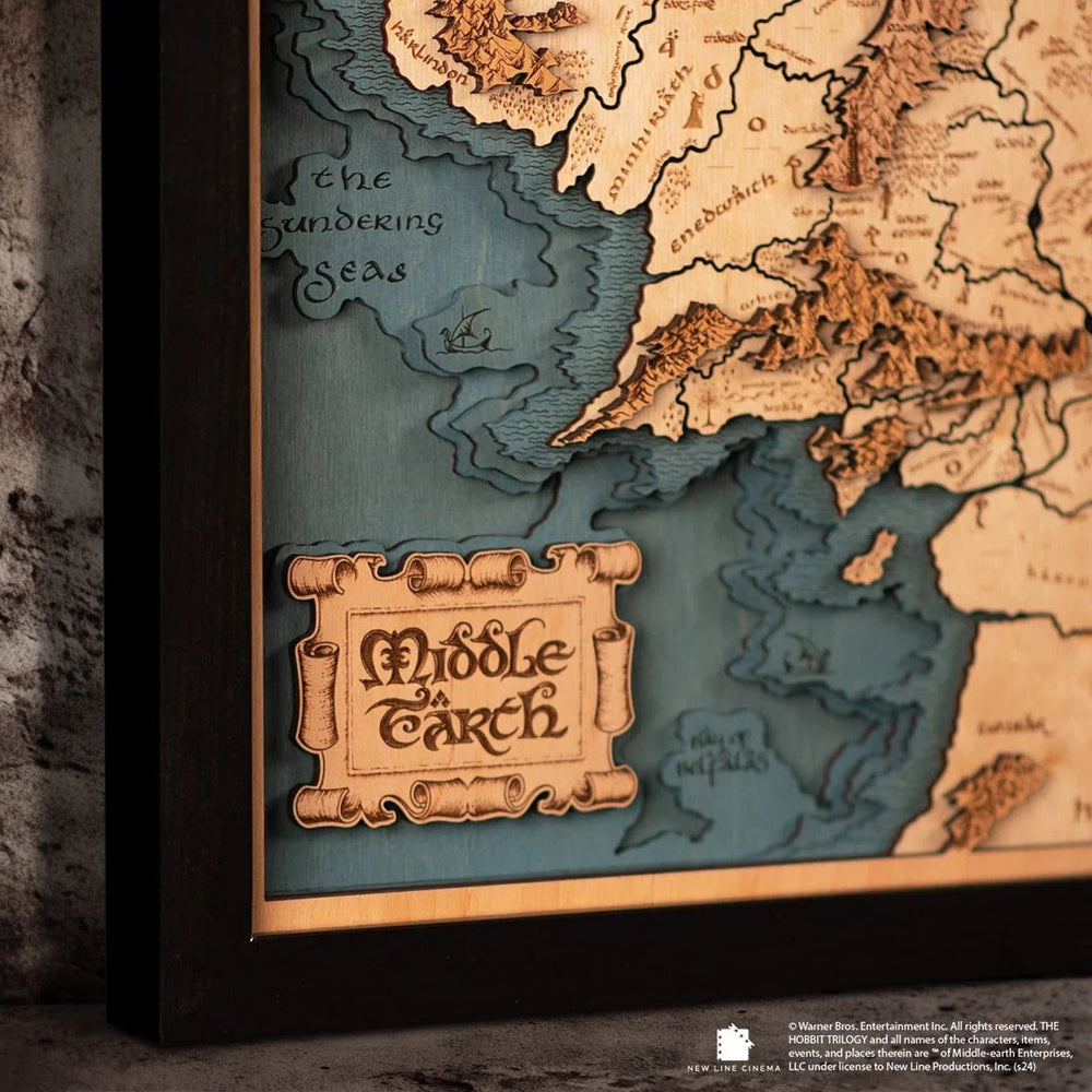 3D MIDDLE EARTH MAP - ZeWood