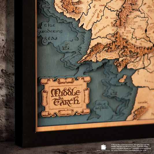 3D MIDDLE EARTH MAP - ZeWood