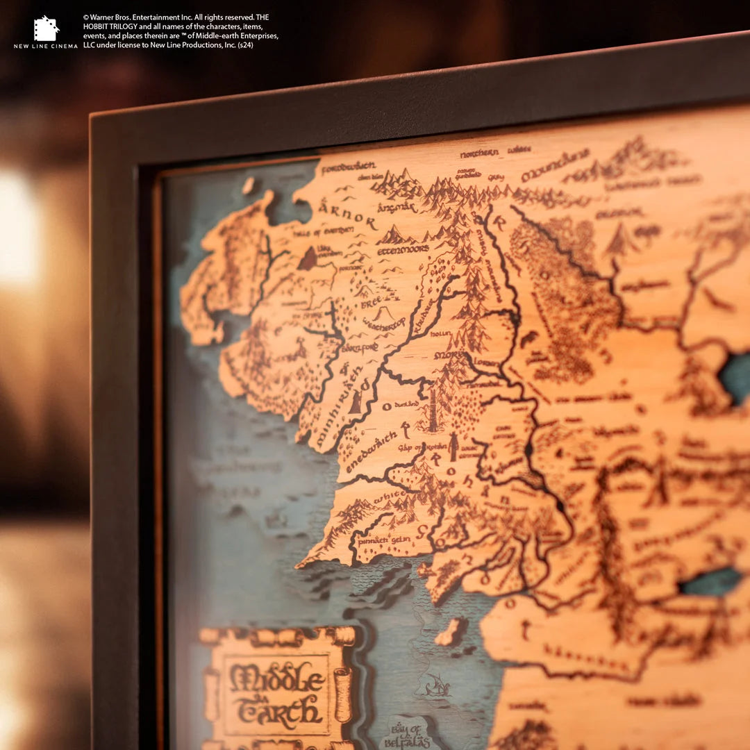 3D MIDDLE EARTH MAP ZeWood Inc.