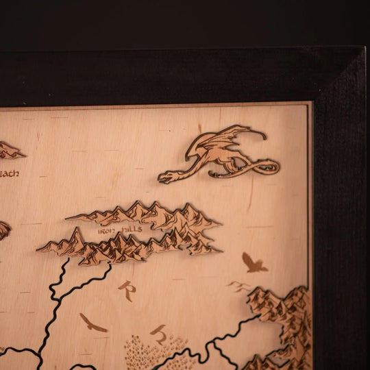 3D MIDDLE EARTH MAP - ZeWood