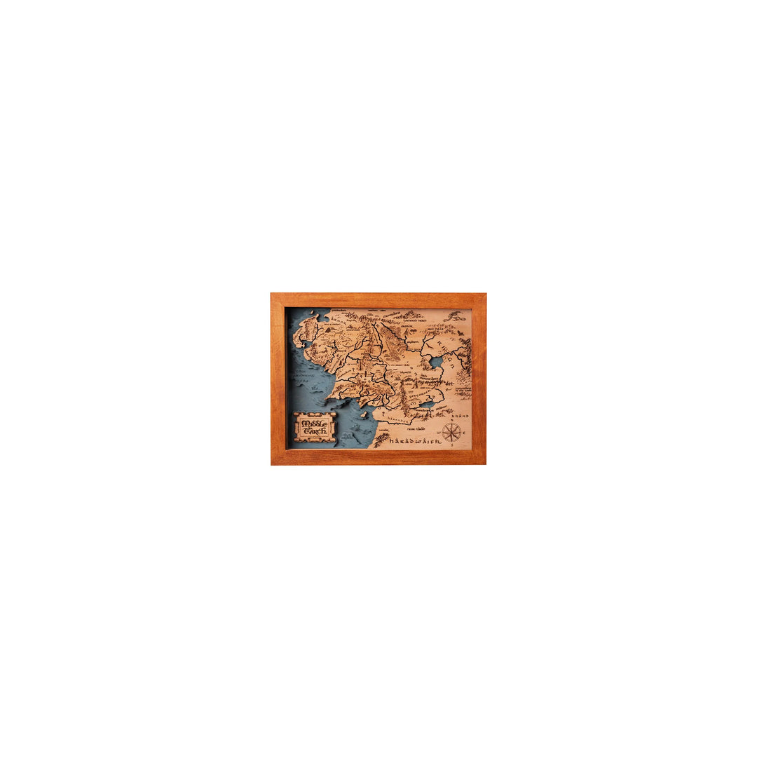 3D MIDDLE EARTH MAP ZeWood Inc.